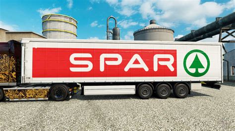 Skin SPAR For Trailers For Euro Truck Simulator 2