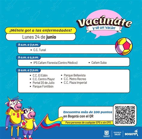 Puntos De Vacunaci N Contra Covid Y Otras Enfermedades De Junio