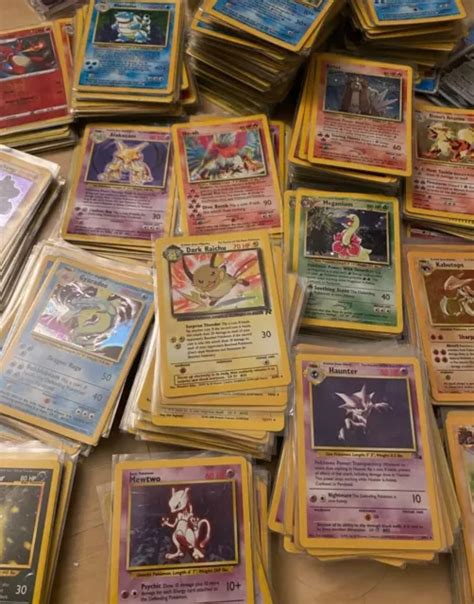 LOT DE CARTES Pokémon vintage WoTc 1ère édition neuf dans son emballage