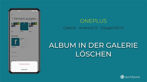 Album in der Galerie löschen OnePlus Android 12 OxygenOS 12 YouTube