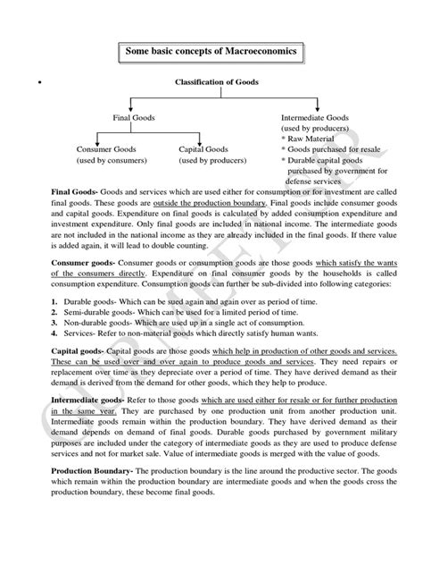 Basic Concepts of Macroeconomics | PDF 