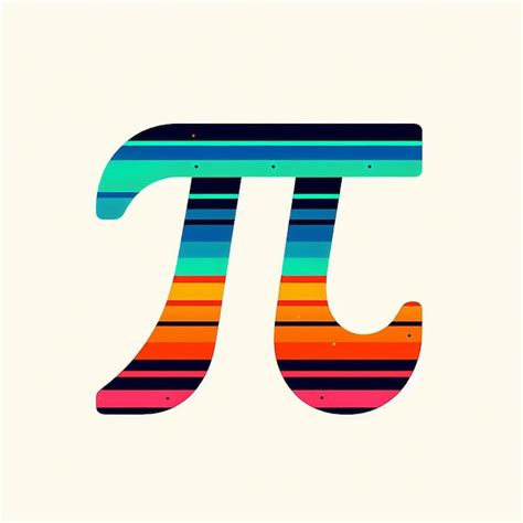 Premium Photo A Vector Illustration Of The Mathematical Symbol For Pi