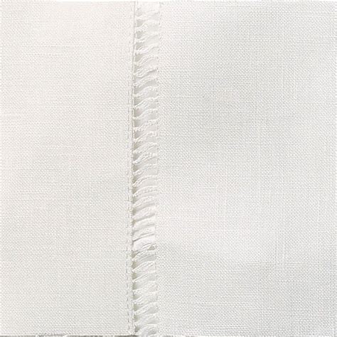 Drawn Thread Curtains Ladder Stitch Edge Ivory White Pure