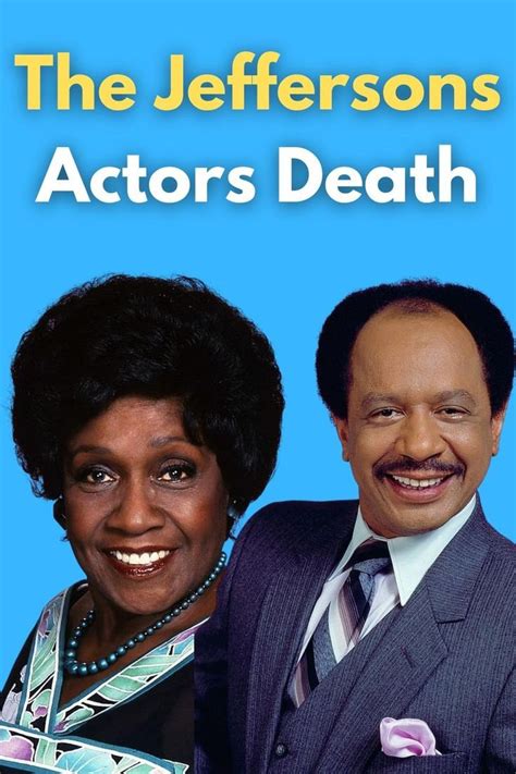 How Each of the Jeffersons Cast Members Died