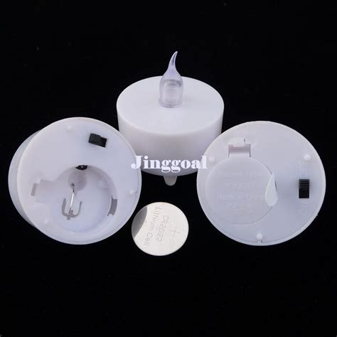 Flameless 2032 Battery Operated Electric LED Tea Light Candle - China ... 