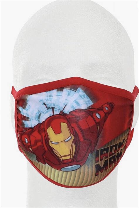 Kids Marvel Iron Man Fabric Face Mask Ages 4+ - Walmart.com