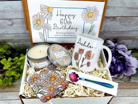 Personalized 60th Birthday Gift Idea Birthday Gift Basket - Etsy