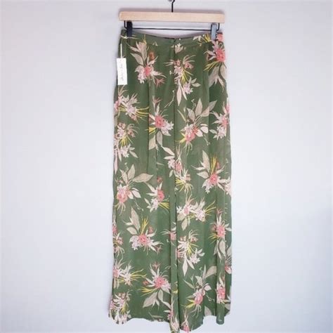 Skylar And Jade Pants And Jumpsuits Nwt Skylar Jade Wide Leg Sheer Pants Poshmark