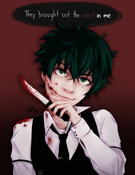 Hot Villain Deku Fan Art