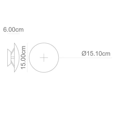 Arandela Aluminio Led 6w 2700k Pleine Lune Yamamura