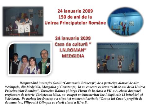 PPT 24 ianuarie 2009 150 de ani de la Unirea Principatelor Române