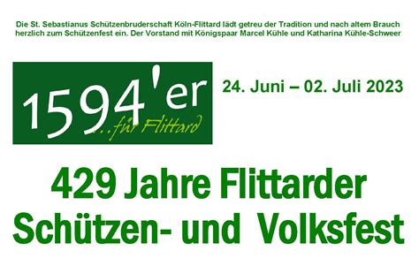 2023 SF Schützenfest Plakat Bürgerverein Layout 1 Flittard