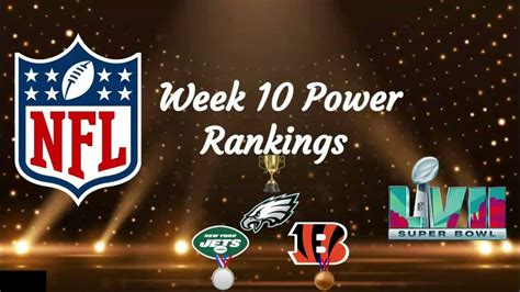 Week 10 Nfl Power Rankings Youtube