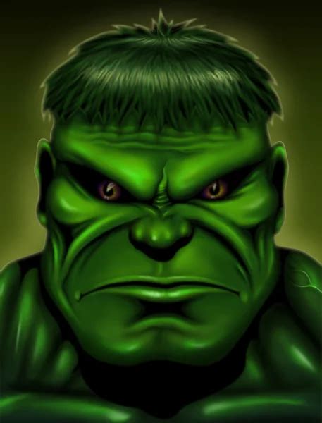 Incredible Hulk Angry Face