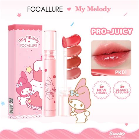 Focallure X Sanrio Cakeinjoy Pro Juicy Jelly Watery Lip Tint Korean