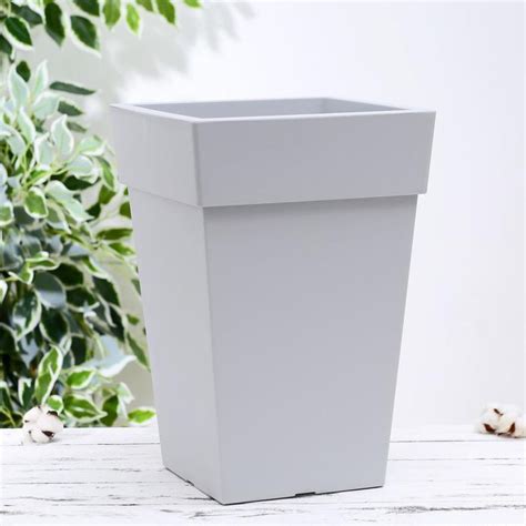 Кашпо Тубус квадратный D30см 14л смоки - купить с доставкой по выгодным ...