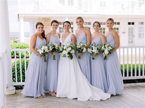 Ice Blue Bridesmaid Dresses