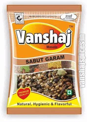 Organic SABUT GARAM MASALA 100g Dried PP Bag At Rs 500 Kilogram In