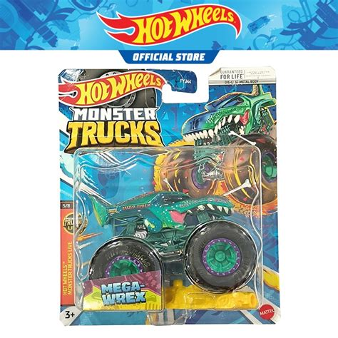 Hot Wheels Monster Trucks 1 64 Scale Mega Wrex FYJ44 Shopee Malaysia