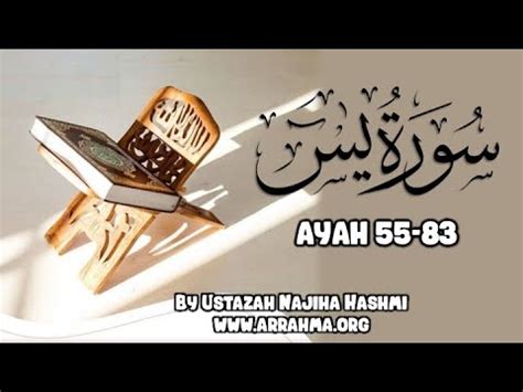 Live Tafsir Of Surah Yaseen Ayah 55 83 By Ustazah Najiha Hashmi