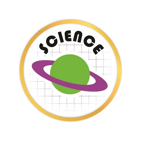 Full Color Printed Science Lapel Pin Planet