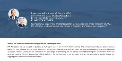 Florence Copper Interview - Arizona Mining 2022