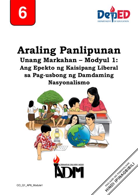 Ap6 Q1 Mod1 Ang Epekto Ng Kaisipang Liberal Sa Pag Usbong Ng Damdaming