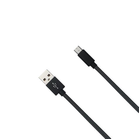 Micro USB Kabel 1 8 M Sort Elgiganten