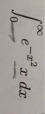 Solved Integral 0 To Infinity E X 2 X Dx Chegg