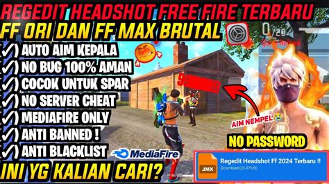 REGEDIT FF AUTO HEADSHOT FF BIASA FF MAX TERBARU 2024 100 WORK NO