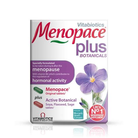 Vitabiotics Menopace Plus - 28 Tablets / 28 Caps | Connective Pharma Ltd