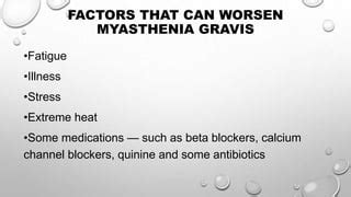 Myasthenia gravis | PPT