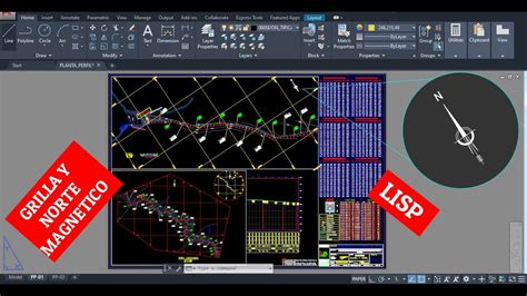 Como Colocar Grilla De Coordenadas En Autocad Facil Y Rapido Lisp Youtube