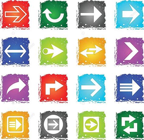 Arrow Icon Set Vector Group Icon Vector Vector Group Icon Png And