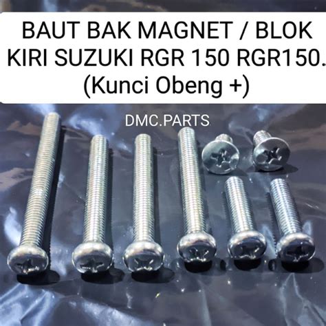 Jual Baut Bak Magnet Blok Kiri Suzuki Rgr Rgr Kunci Obeng