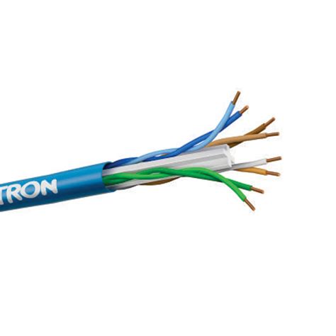 Cabo Lan Cat 6 U Utp Cm 4px23awg Azul 1Mt