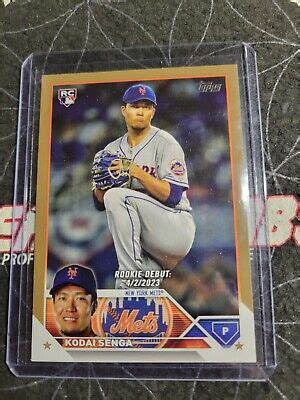 Topps Update Kodai Senga Us Rookie Debut Gold Mets Ebay