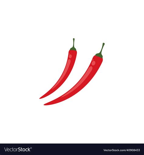 Red Hot Chili Royalty Free Vector Image Vectorstock