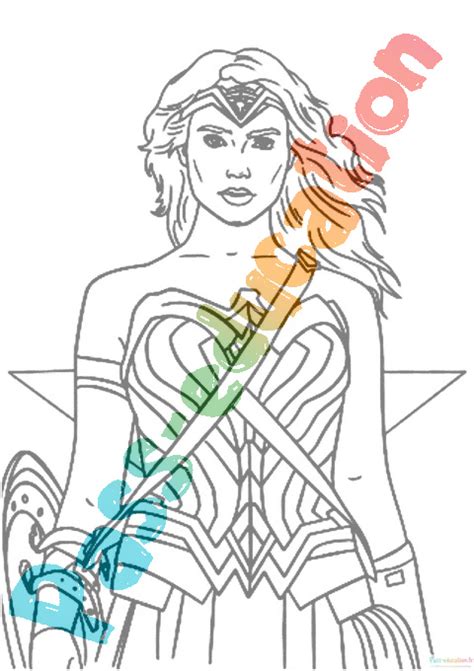 Coloriage wonder woman gratuit téléchargez et imprimez vos dessins