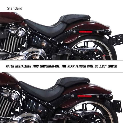 1 25 Rear Shock Lowering Bracket Kit Fit For Harley Softail FXST 2018