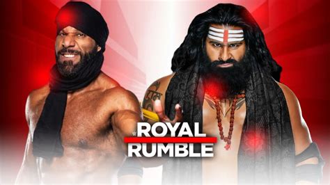 Full Match Veer Mahaan Vs Jinder Mahal Wwe Royal Rumble Youtube