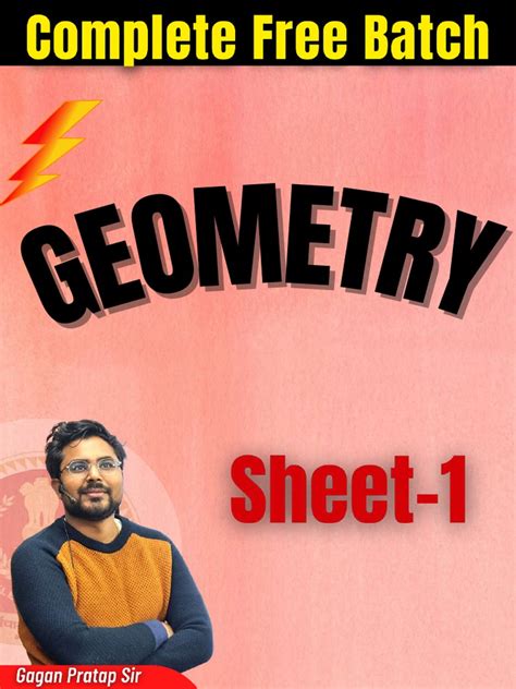 Complete Practice of Geometry by Gagan Pratap Sir | PDF | Circle | Triangle