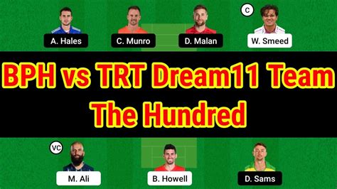 Bph Vs Trt Dream Prediction Bph Vs Trt Dream Team Bph Vs Trt