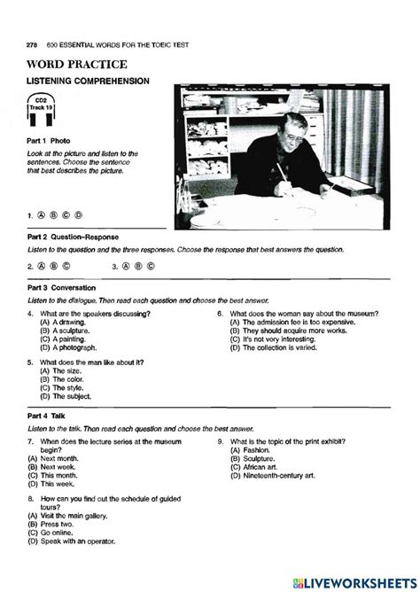 Lesson 44 Museums Worksheet Live Worksheets