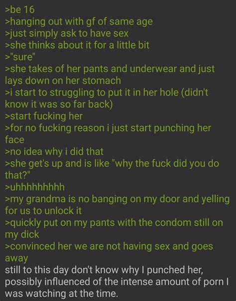 Anon Has Sex R Greentext