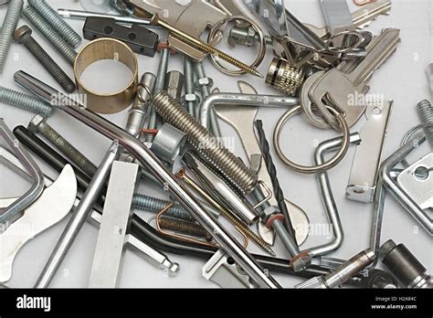 shiny metal objects stock photo alamy