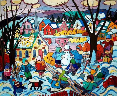 Captivating Winter Scene Painting