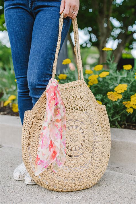 Bags Raphia Raffia Crochet Straw Tinytilemosaics