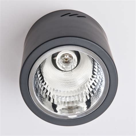 6 Inch Flush Mount Surface Down Light Round Black