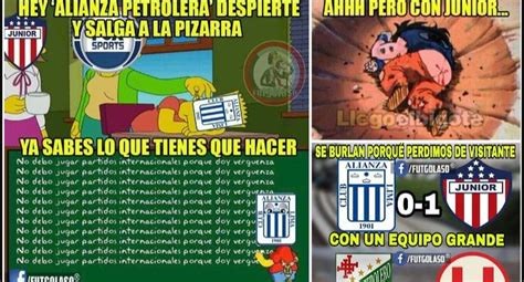 Facebook Alianza Lima Y Los Crueles Memes Tras Ca Da Ante Junior